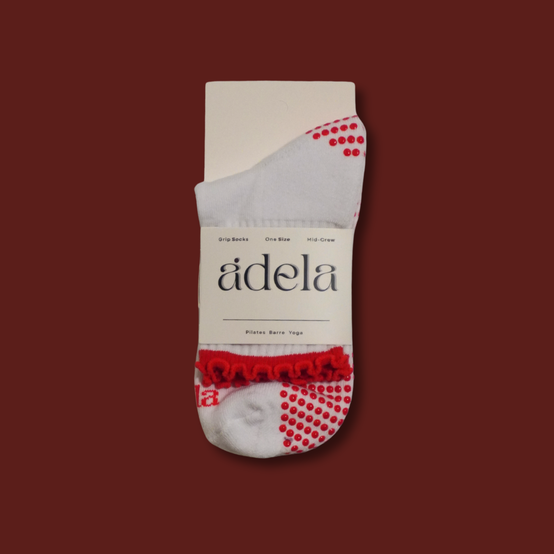 Isla Ruffles Grip Socks